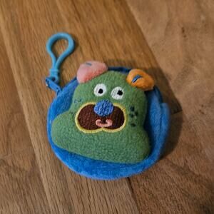 Boutique Monster Dog Coin Purse / Mini Bag Key Chain ~ Halloween Spooky Kidcore